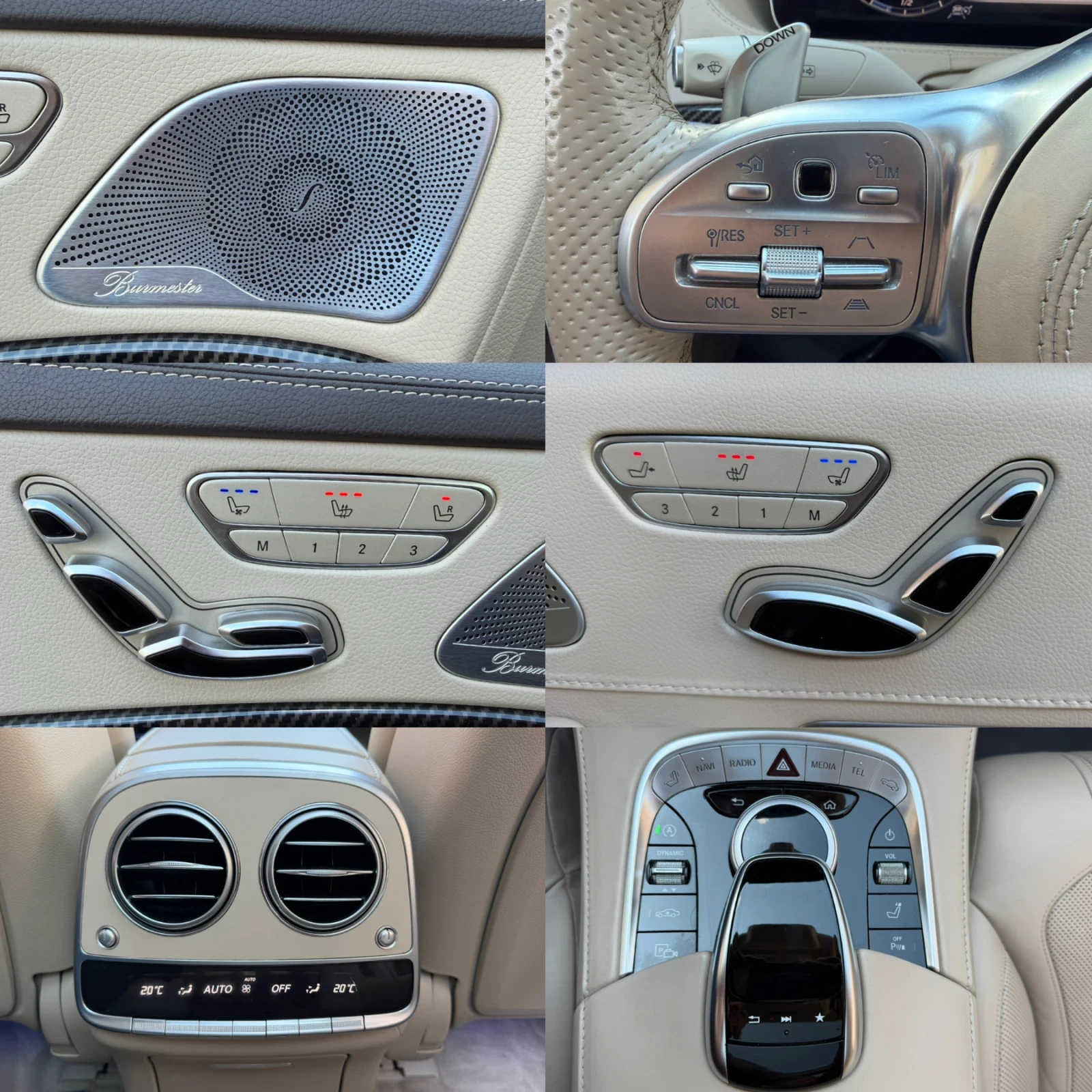 Mercedes-Benz S 350 LONG#4MATIC#AMG#PANORAMA#3xTV#FULL FULL, снимка 16 - Автомобили и джипове - 54936138