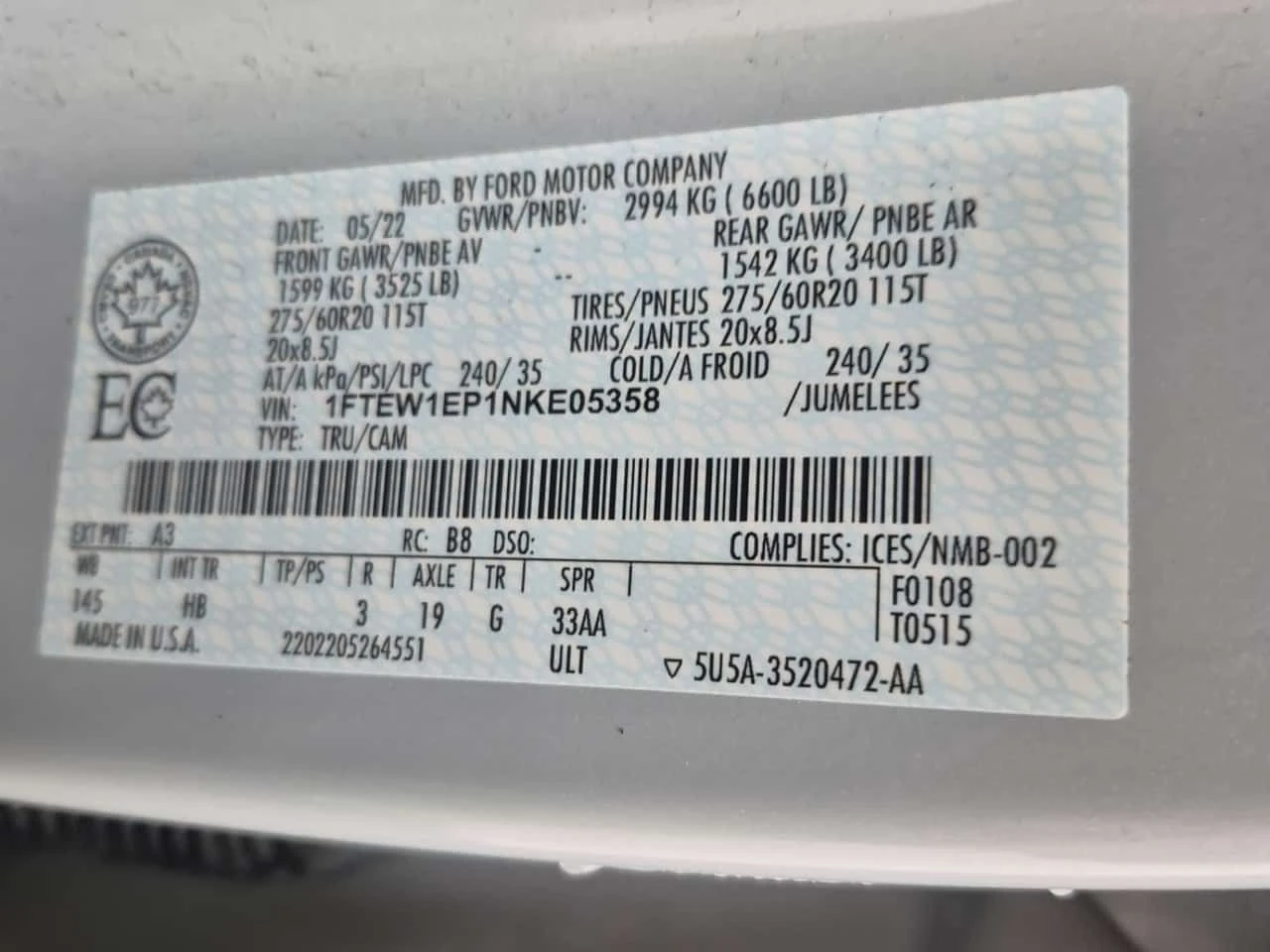 Ford F150 * LARIAT CREW CAB SHORT BED * CARFAX* 2 КЛЮЧА* ПАН, снимка 16 - Автомобили и джипове - 53952843