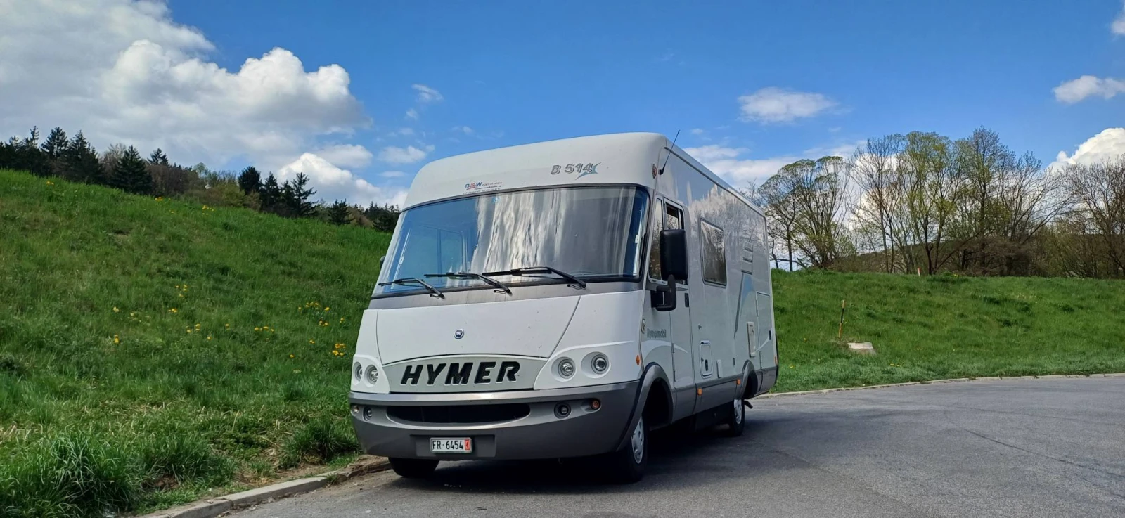 Кемпер HYMER / ERIBA B514 SL, снимка 2 - Каравани и кемпери - 54272307