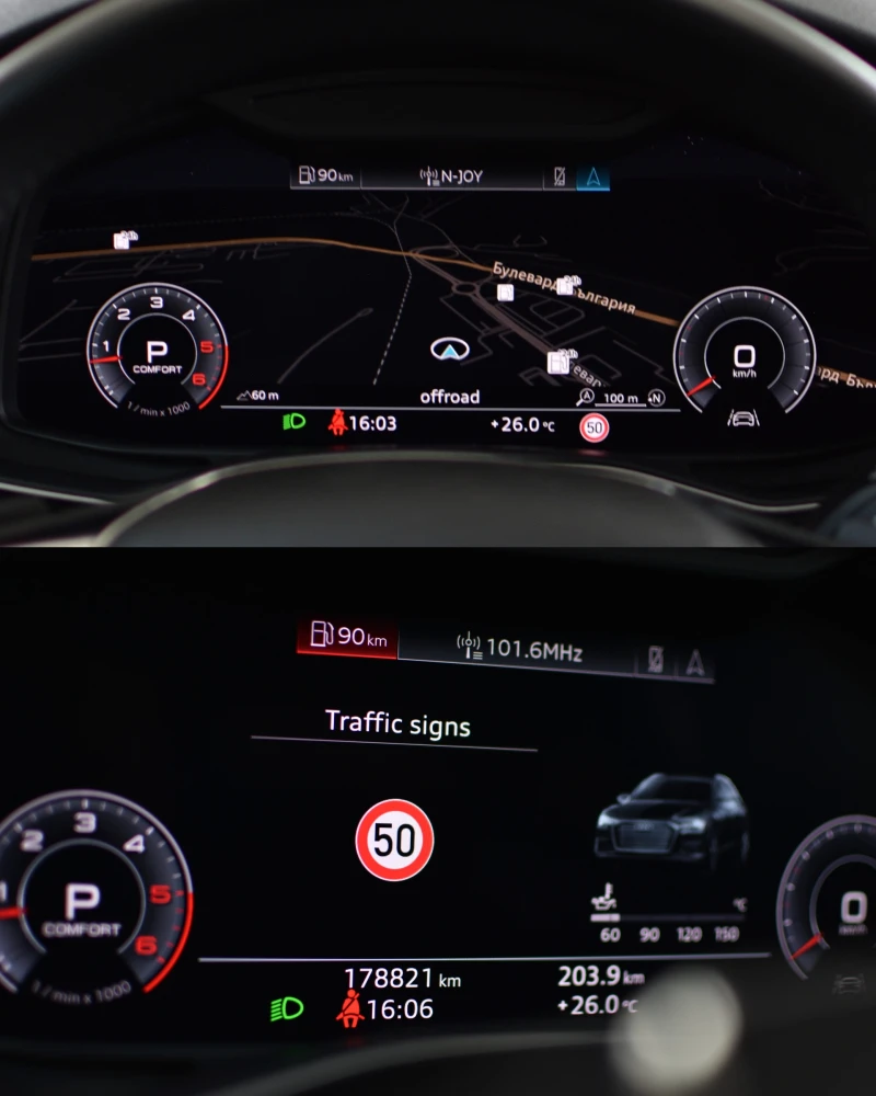 Audi A6 50TDI/Quattro/SPORT/Mild-Hybrid/СЕРВИЗНА ИСТОРИЯ, снимка 14 - Автомобили и джипове - 51591111