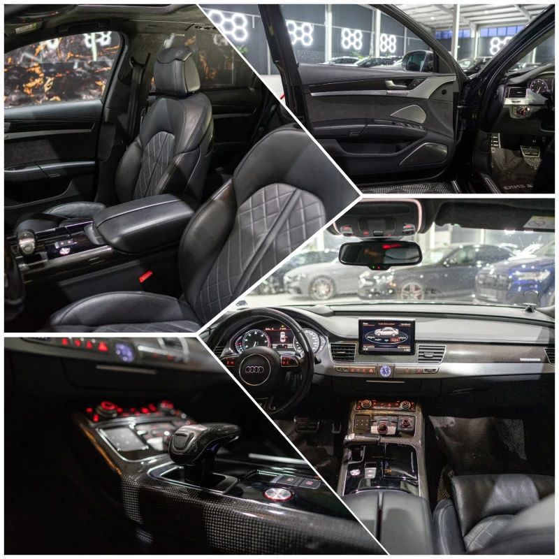 Audi S8 PLUS LONG MATRIX B&O FULL CARBON ЛИЗИНГ 100%, снимка 16 - Автомобили и джипове - 52634698
