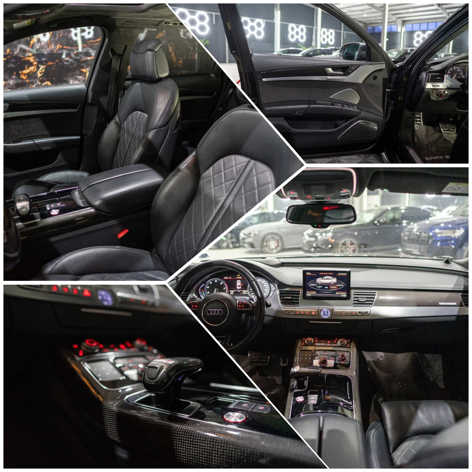 Audi S8 PLUS LONG MATRIX B&O FULL CARBON  100% | Mobile.bg   16