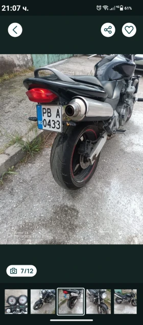 ����� �� �������� �� Honda Hornet