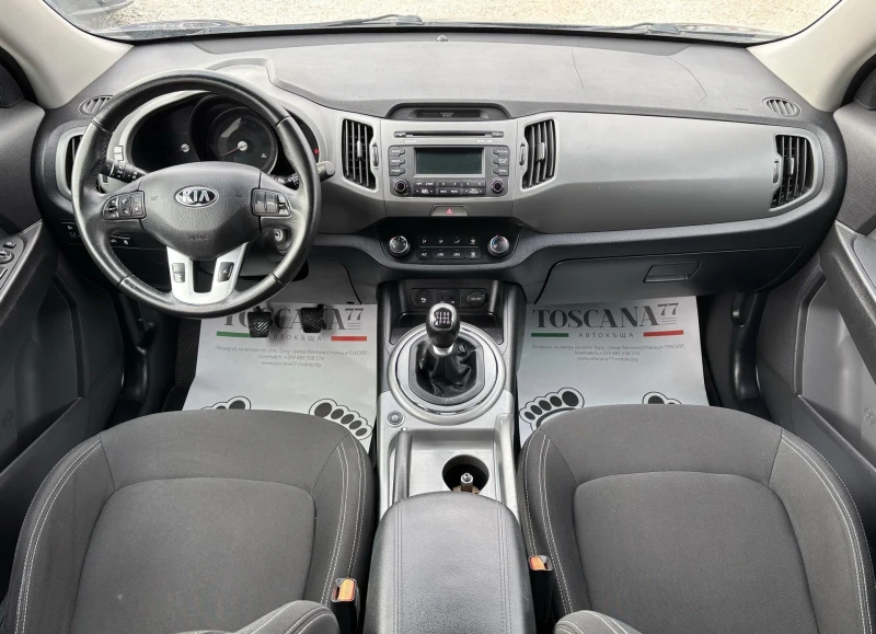 Kia Sportage 1.6i* 135k.c.* Бензин-Газ* Italia* Euro 5B* Лизинг, снимка 6 - Автомобили и джипове - 45354764