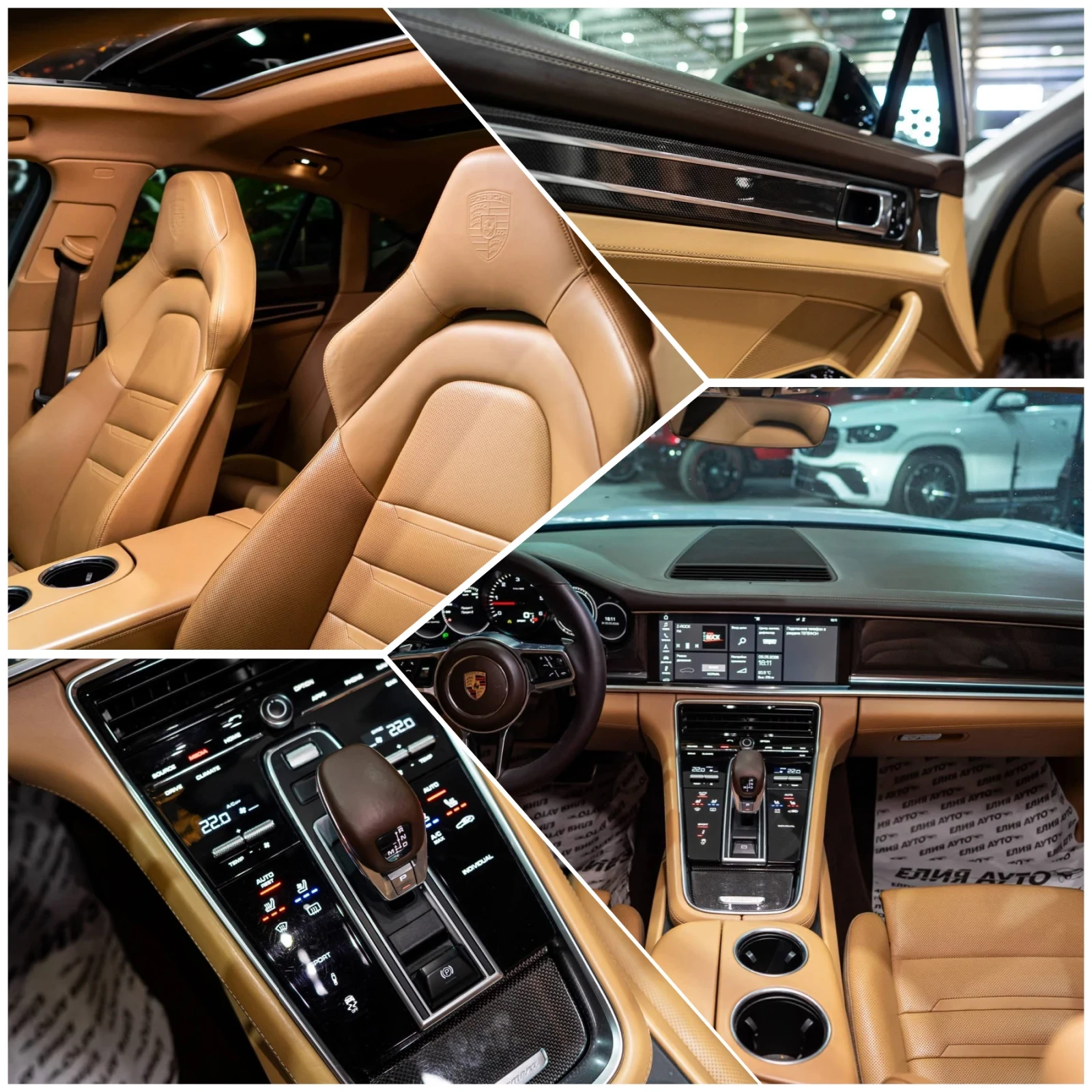 Porsche Panamera 4.0D V8 4S GTS PACK LED BOSE ПАНО ЛИЗИНГ 100%, снимка 16 - Автомобили и джипове - 54446920