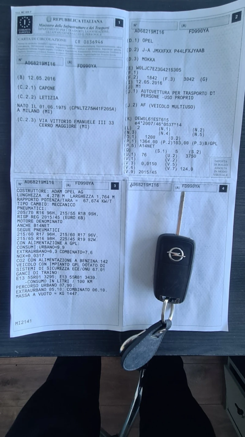 Opel Mokka 1.4i 140к.с фабрична газ, снимка 5 - Автомобили и джипове - 53157468