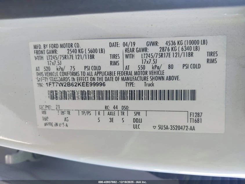 Ford F250 6.2l F-250 Xl - изображение 9