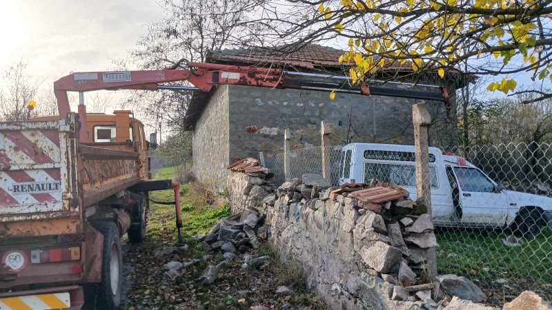 Renault G Самосвал с Кран, снимка 8 - Камиони - 53537397