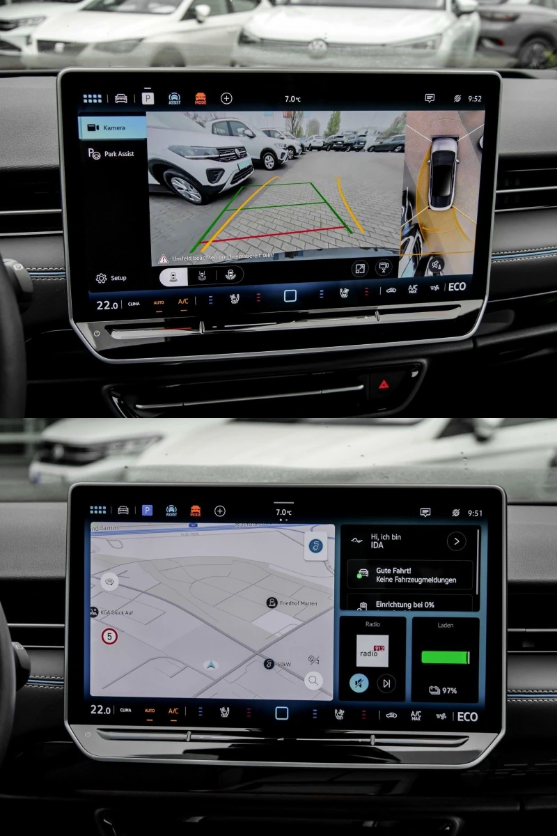 VW ID.7 286HP/77KWH/PRO/HK/HUD/MATRIX/NAVI/360/107d, снимка 12 - Автомобили и джипове - 50412988