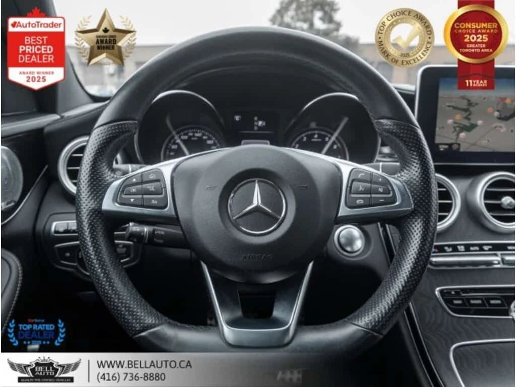 Mercedes-Benz C 400 * C400 | AMGPKG | NAVI | B.CAM | PANO | BRMSTR | N, снимка 10 - Автомобили и джипове - 53950547