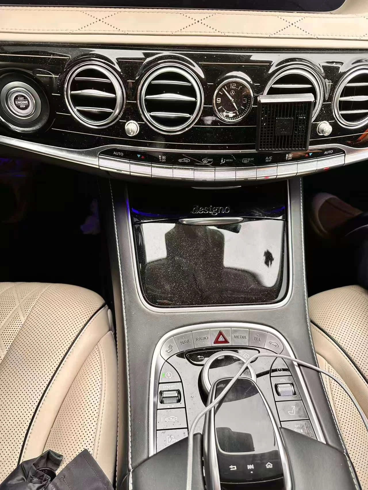 Mercedes-Benz S 560 * МАСАЖ* ДИСТРОНИК* 360 КАМЕРА* ОБДУХВАНЕ* , снимка 9 - Автомобили и джипове - 54106177