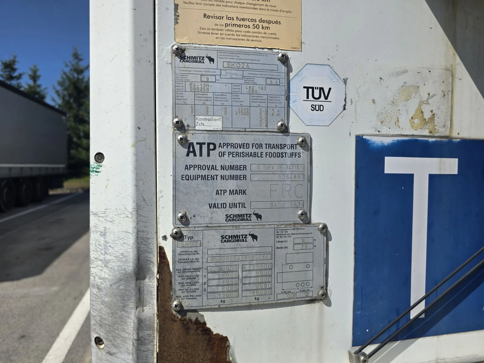 Полуремарке Schmitz SKO 24, снимка 5 - Ремаркета - 56268313