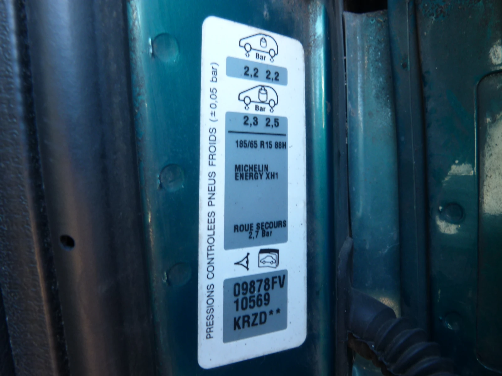 Peugeot Partner дясна задна странична врата плъзгаща цвят KRZD, снимка 7 - Части - 54482196