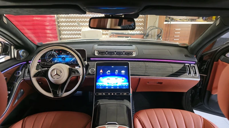 Mercedes-Benz S 500 Салон от W223   , Печка , Реални км  , снимка 4 - Автомобили и джипове - 46029826