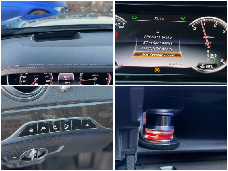 Mercedes-Benz S 350 d= 4Matic= 63 AMG= DISTRONIC= HUD= ПАНОРАМА= 360* , снимка 16 - Автомобили и джипове - 48720770