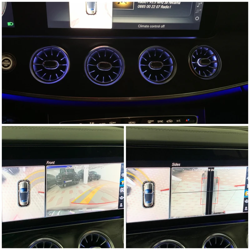 Mercedes-Benz E 220 AMG 4-MATIC #Burmester#CAM360#PODGREV#HUD#VIRTUAL#, снимка 15 - Автомобили и джипове - 50061568