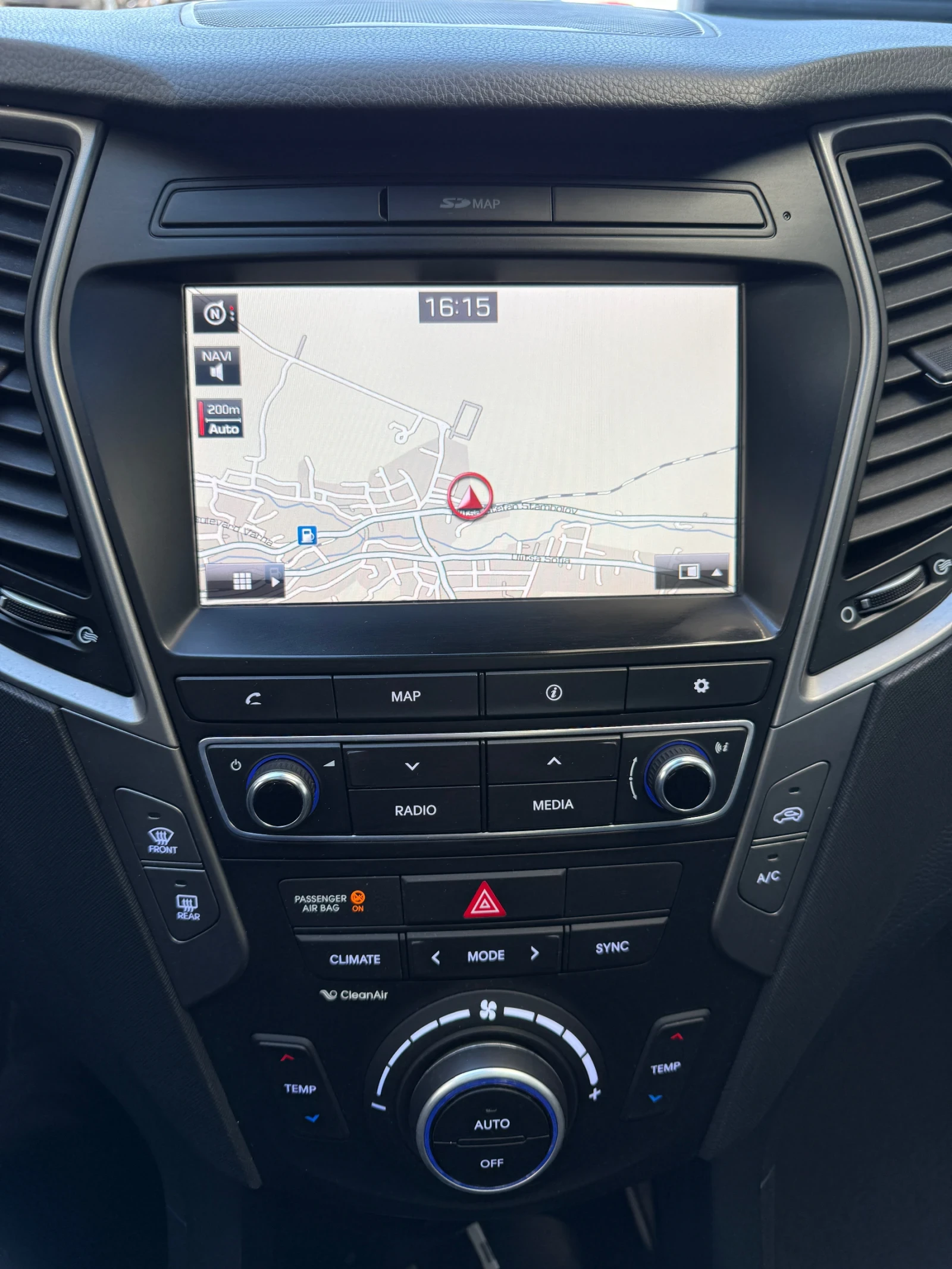 Hyundai Santa fe 2, 2 Diesel , Facelift Реални км , !! , снимка 5 - Автомобили и джипове - 53879391