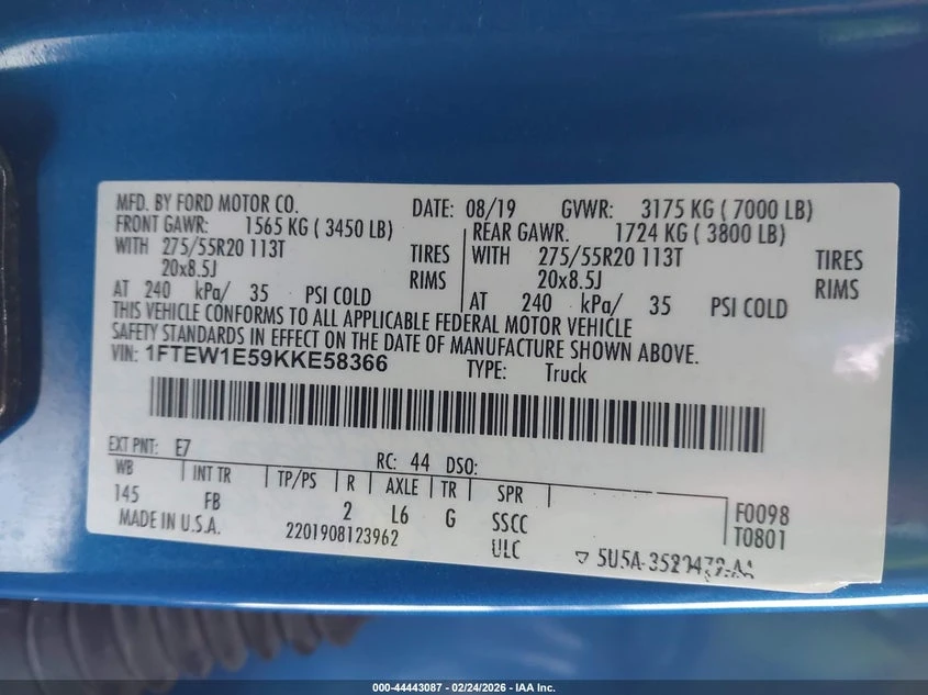 Ford F150 5.0l F-150 Xlt, снимка 9 - Автомобили и джипове - 53907845