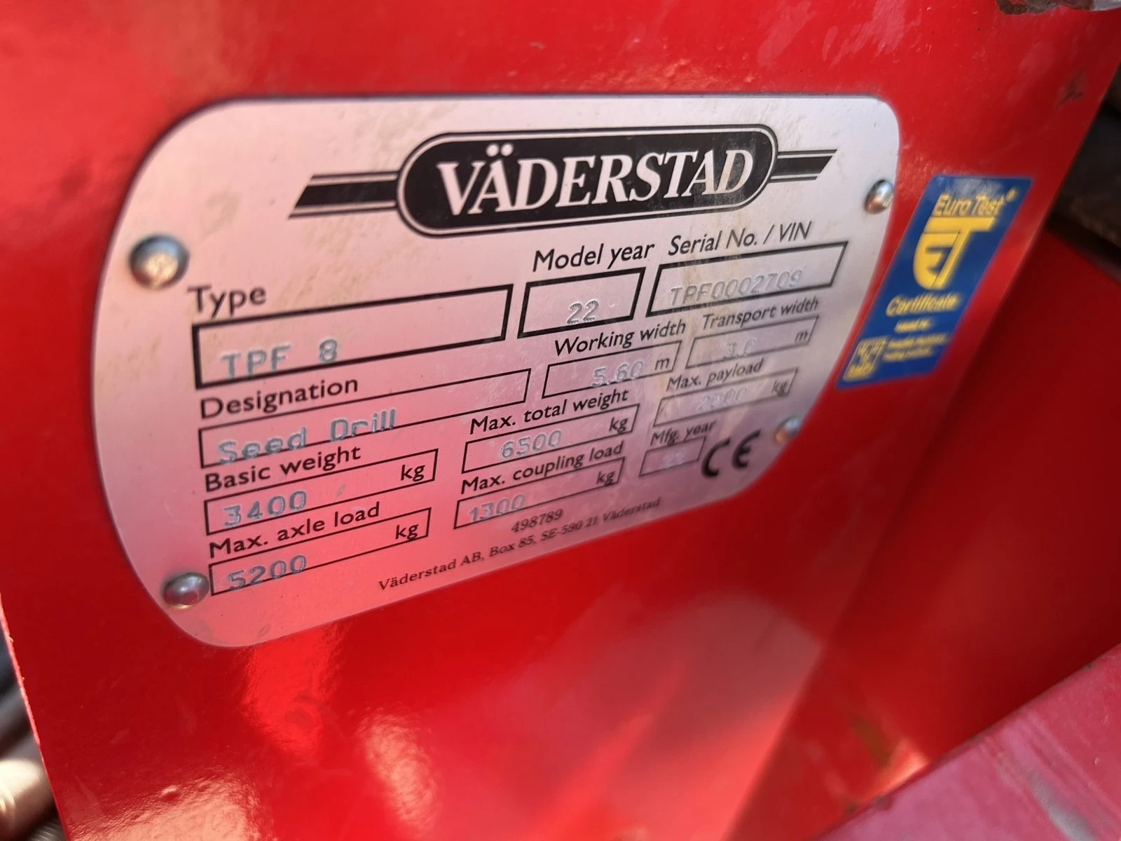 ������ Vaderstad Tempo f8 | Mobile.bg � ����������� 13