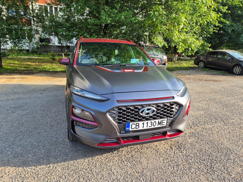 Hyundai Kona Iron Man 2019 1.6 T-GDi  , снимка 5 - Автомобили и джипове - 45868891