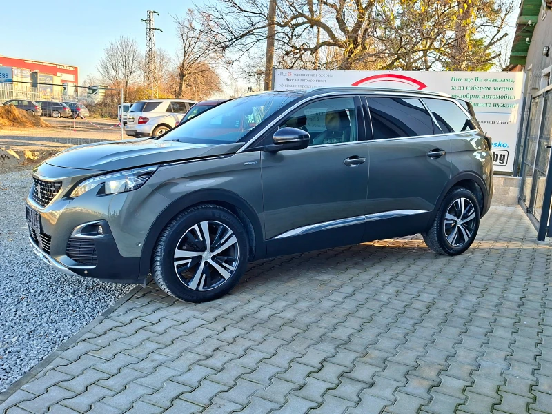 Peugeot 5008 2.0HDI GTline 7мес, НАВИ 360  ПОДГР. ОБДУХ. KEYLE, снимка 7 - Автомобили и джипове - 52869540