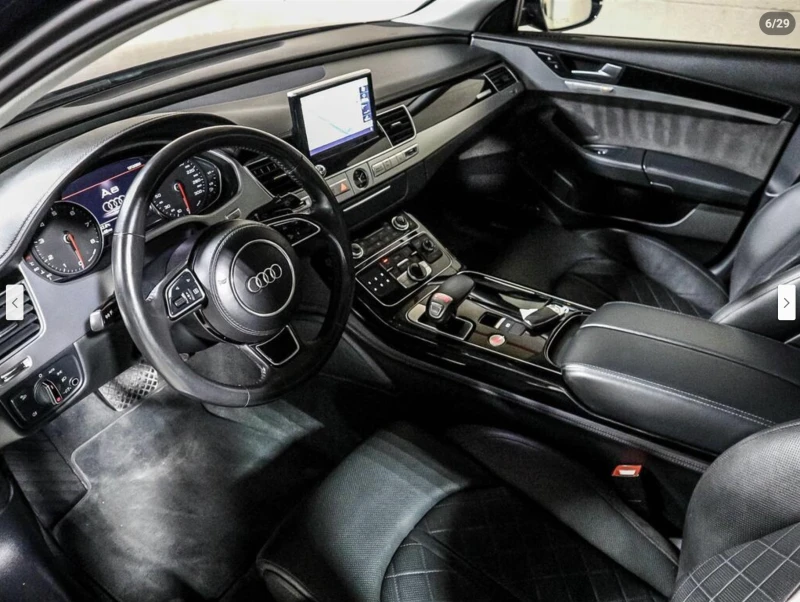 Audi A8 4.0Т QUATTRO АВТОКРЕДИТ, снимка 6 - Автомобили и джипове - 52876343