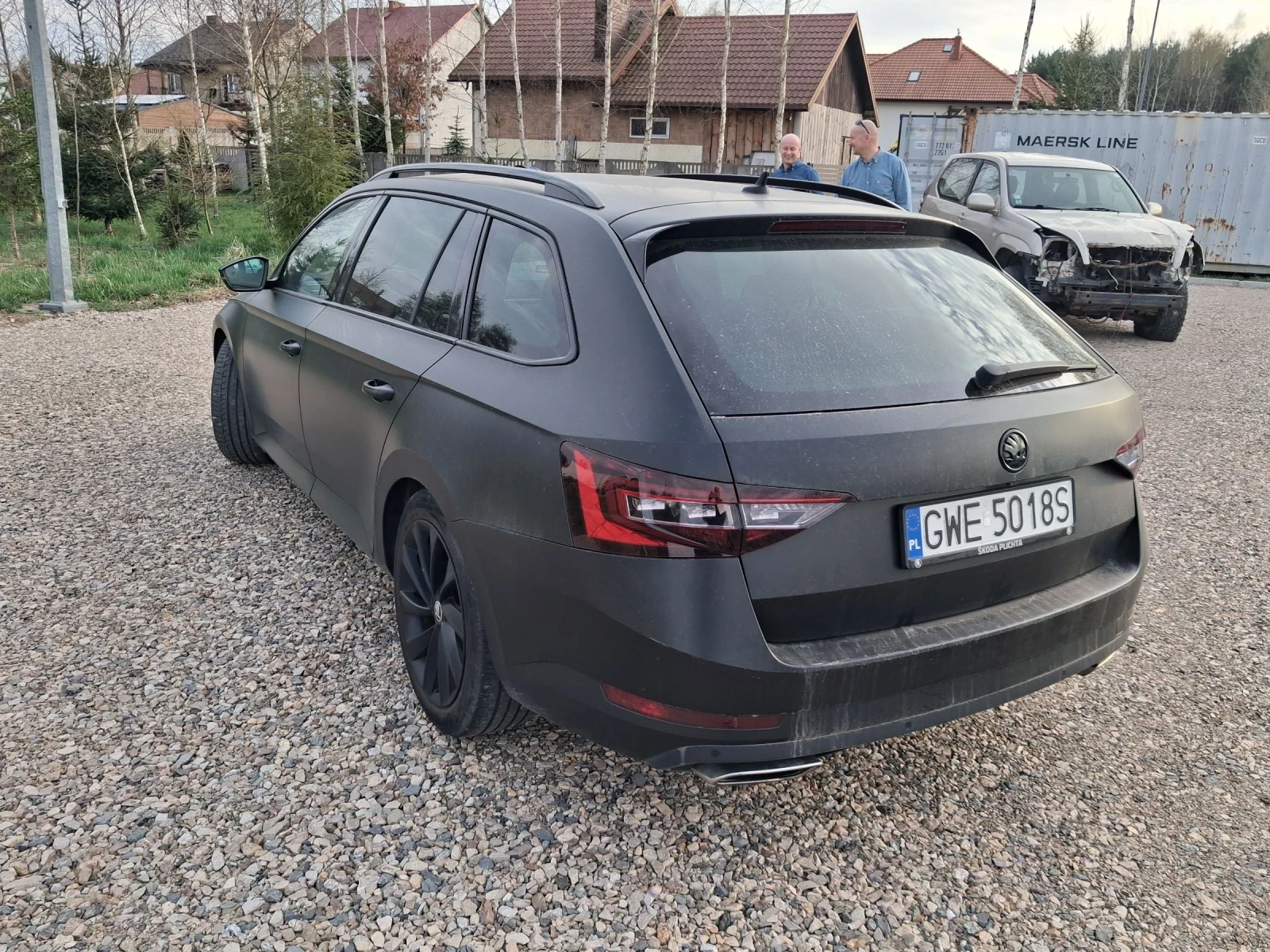 Skoda Superb 2.0, 280 к.с. бензин, автоматик, 4х4, черен мат, снимка 6 - Автомобили и джипове - 54360016