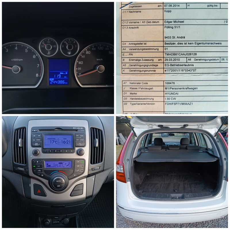 Hyundai I30 1.4i-105кс-КЛИМАТРОНИК-, снимка 17 - Автомобили и джипове - 47747790