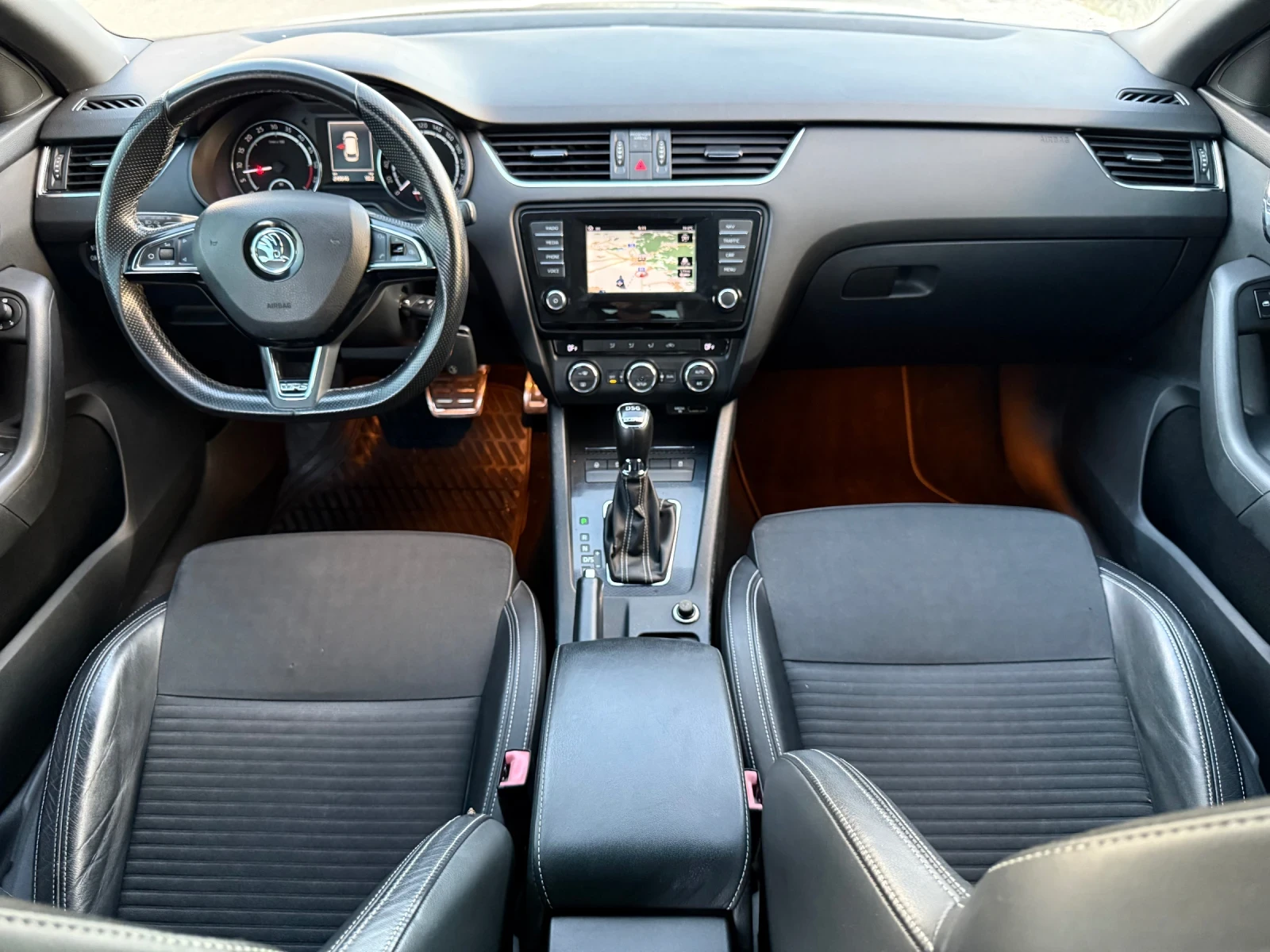 Skoda Octavia 2.0 TDI / VRS / LED / KOJA / NAVI / XENON  | Mobile.bg   8