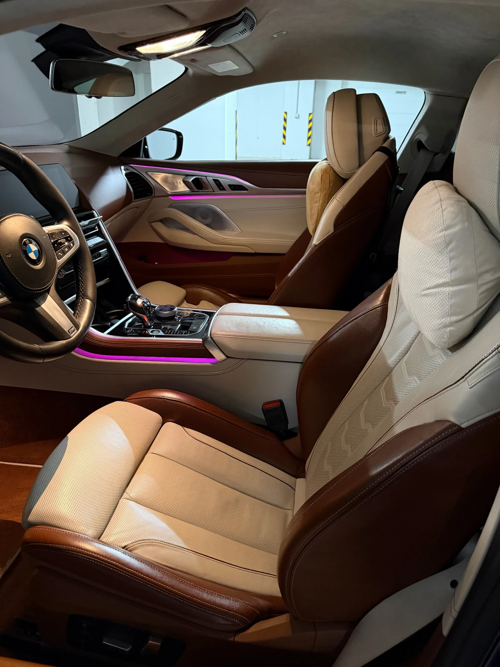 BMW 850 M850i xDrive Individual / 1 Собственик / B&W / , снимка 10 - Автомобили и джипове - 54446259