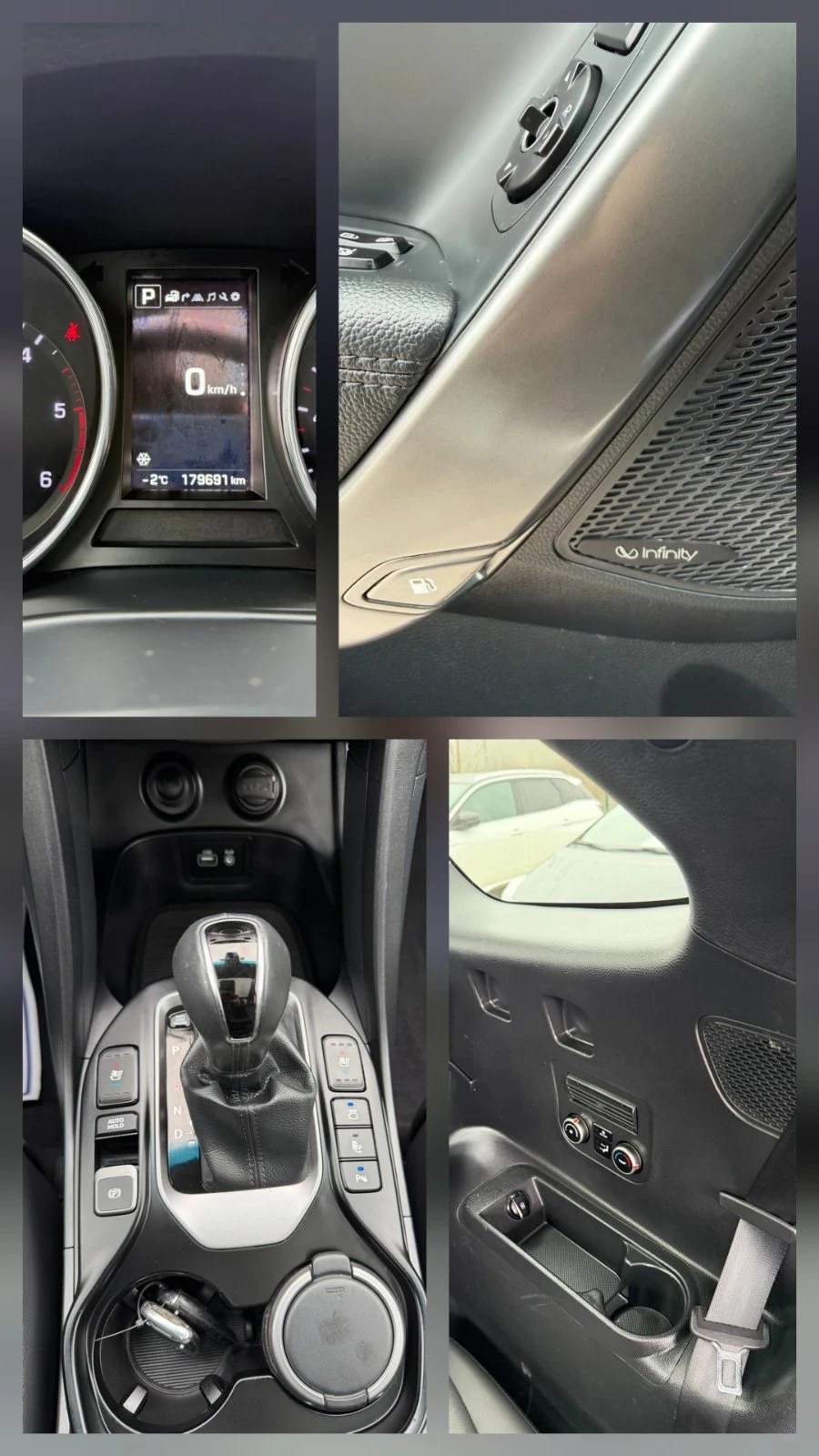 Hyundai Santa fe Grand 2.2CRDI Facelift Швейцария Vertex, снимка 15 - Автомобили и джипове - 53656810