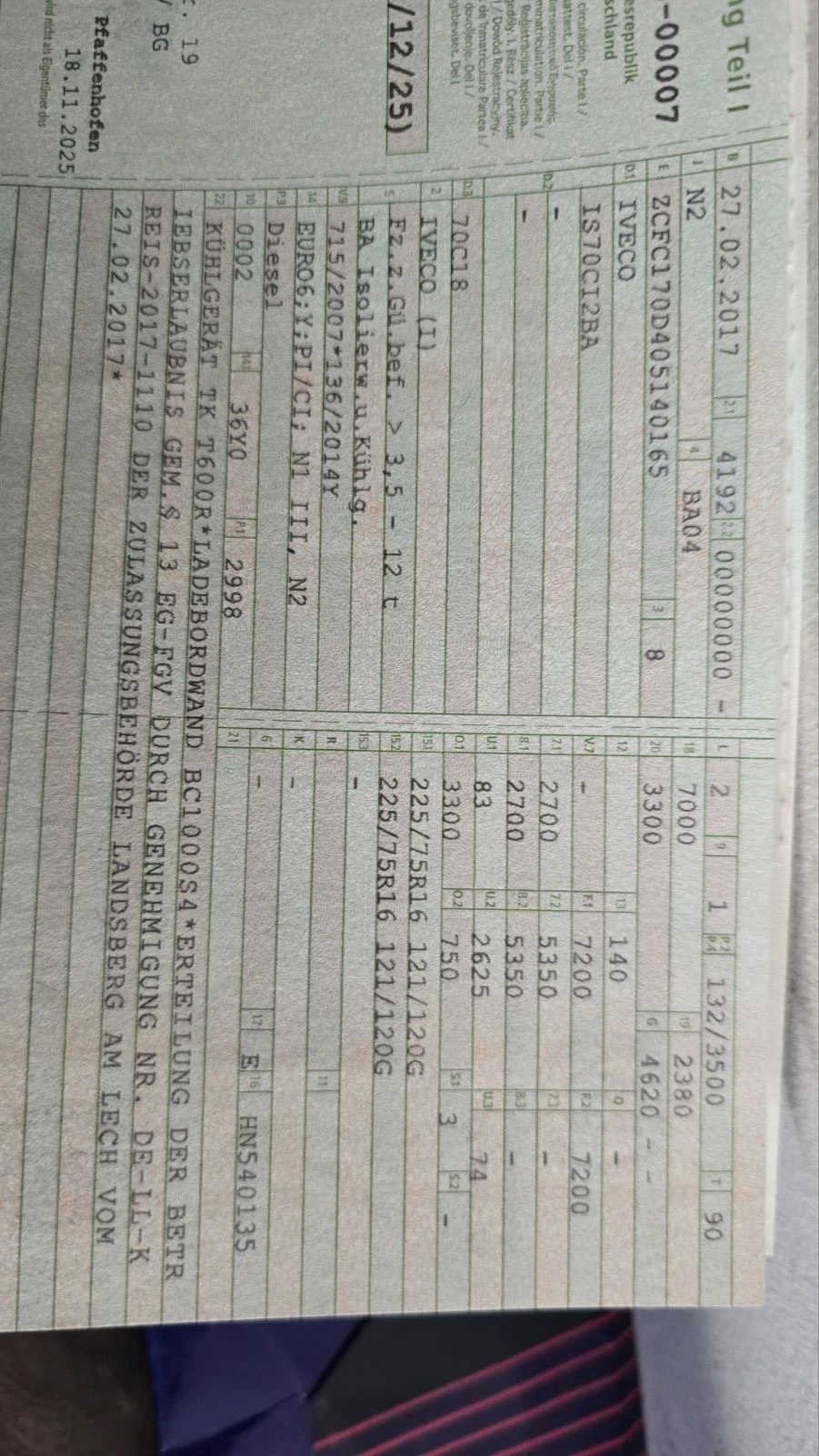 Iveco Daily 70C18 / evro 6 / Thermo king T-600 R /   | Mobile.bg   17