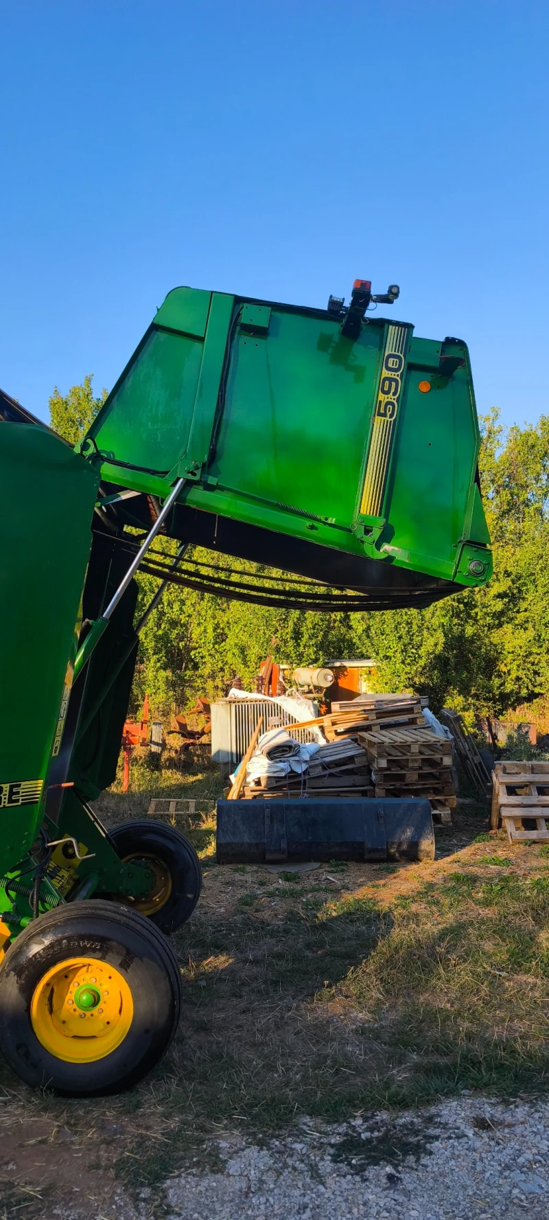 Балировачка John Deere 590 , снимка 6 - Селскостопанска техника - 51528406
