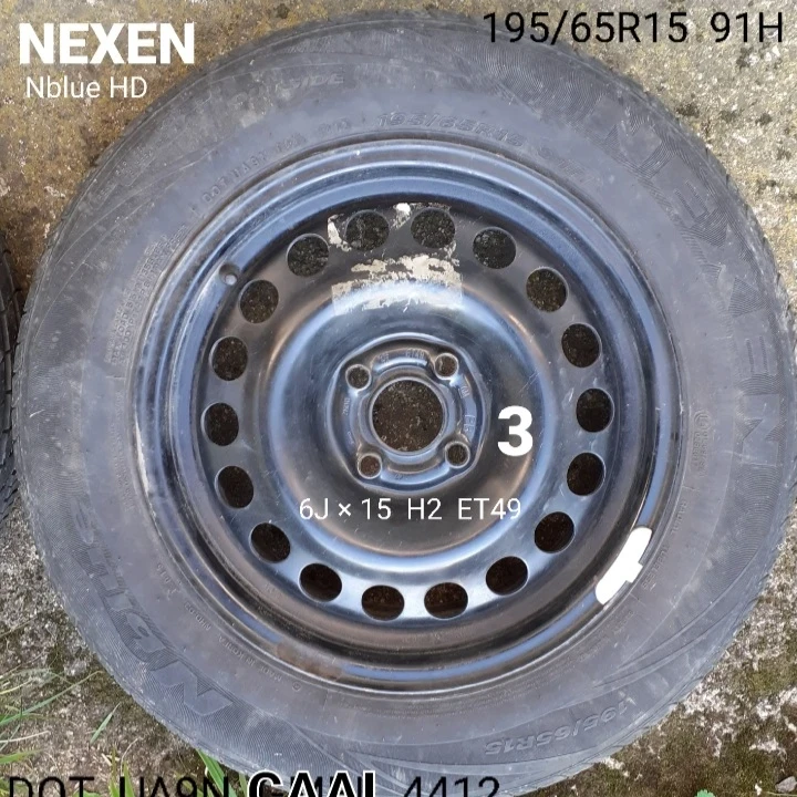 Гуми с джанти Sailun 195/65R15, снимка 3 - Гуми и джанти - 53665814