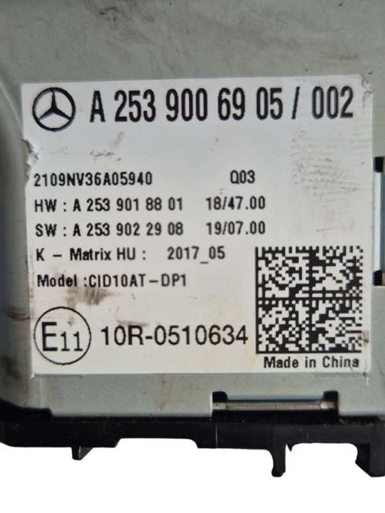 Mercedes GlC - Дисплей A2539006905, снимка 4 - Части - 47675191