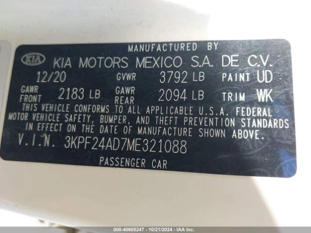 Kia Forte 2.0i LXS, снимка 9 - Автомобили и джипове - 47758360