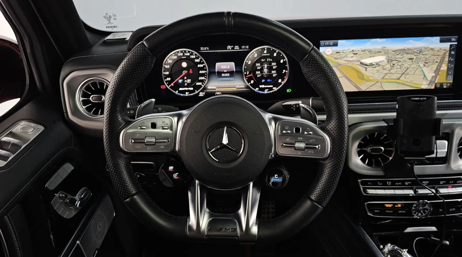 Mercedes-Benz G 63 AMG 360 BURMESTER/CARBON/360 КАМЕРИ/ FULL!, снимка 11 - Автомобили и джипове - 54344592