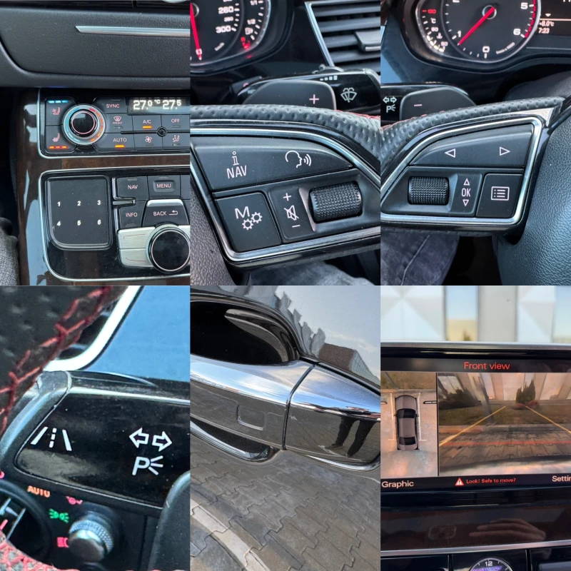 Audi A8 -EXCLUSIVE-BUSINESS-MASSAGE-HEADUP-360-КАМЕРА-ВАКУ, снимка 15 - Автомобили и джипове - 49119500