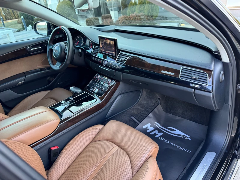 Audi A8 -EXCLUSIVE-BUSINESS-MASSAGE-HEADUP-360-КАМЕРА-ВАКУ, снимка 11 - Автомобили и джипове - 49119500