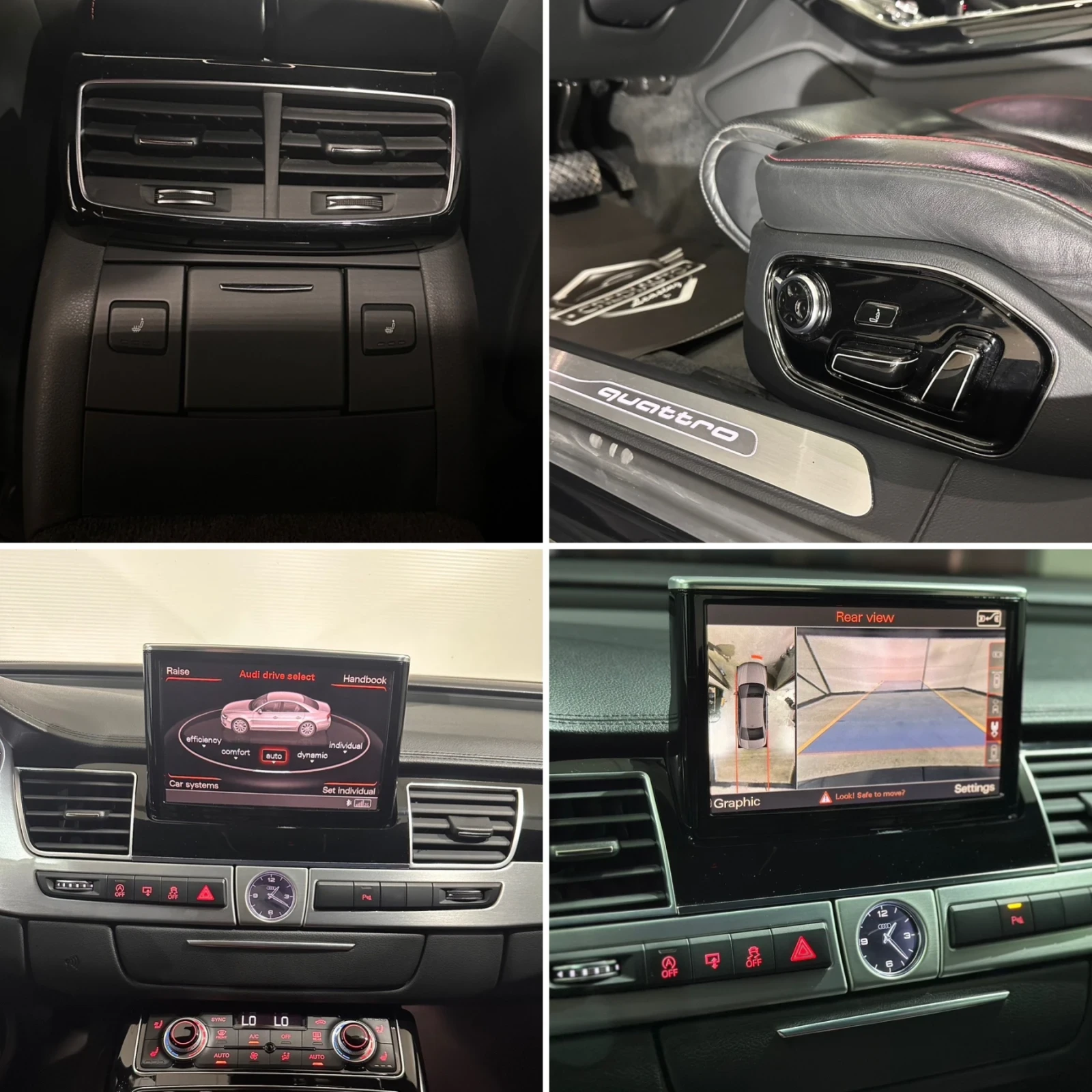 Audi A8 4.2TDI V8* EXCLUSIVE* DSTR* BOSSE* 360 CAM* DVD* , снимка 11 - Автомобили и джипове - 54795778