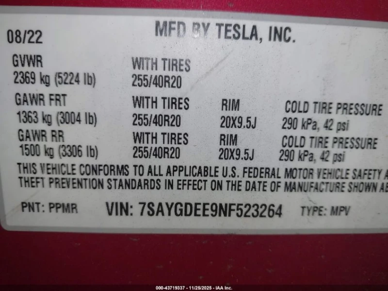 Tesla Model Y U   U All Wheel Drive, снимка 16 - Автомобили и джипове - 52956336