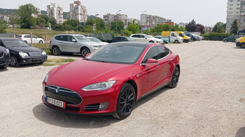 Tesla Model S P85, снимка 1 - Автомобили и джипове - 46226877