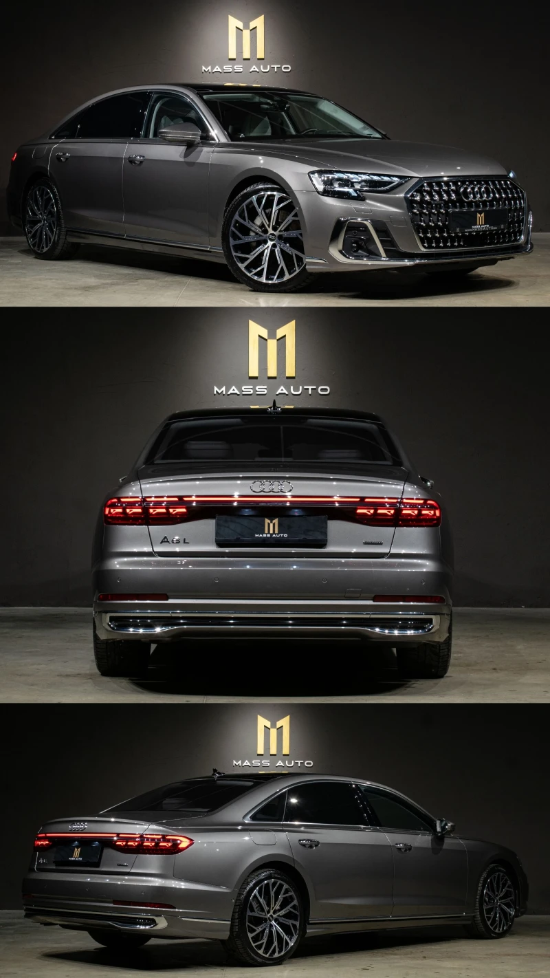 Audi A8 50TDI/Long/DesignSelection/Laser/OLED/B&O/Гаранция, снимка 4 - Автомобили и джипове - 52653701