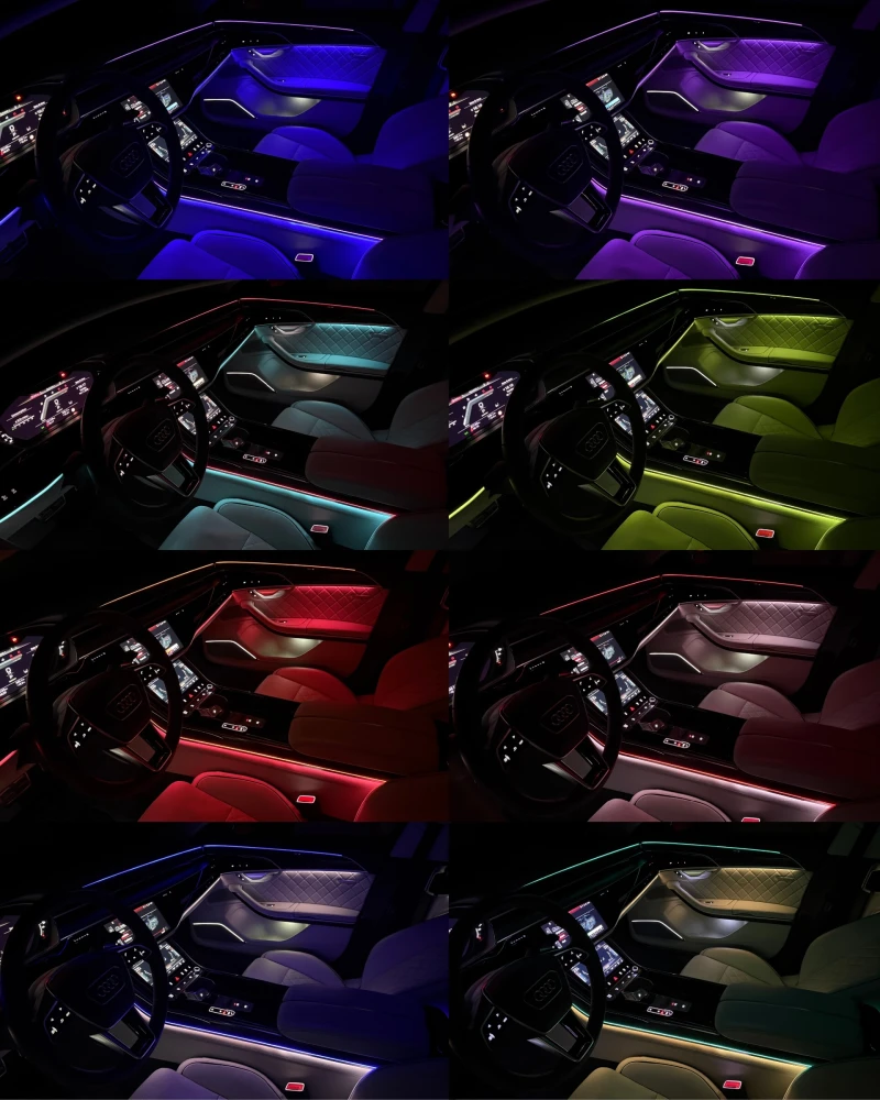 Audi A8 50TDI/Long/DesignSelection/Laser/OLED/B&O/Гаранция, снимка 17 - Автомобили и джипове - 52653701