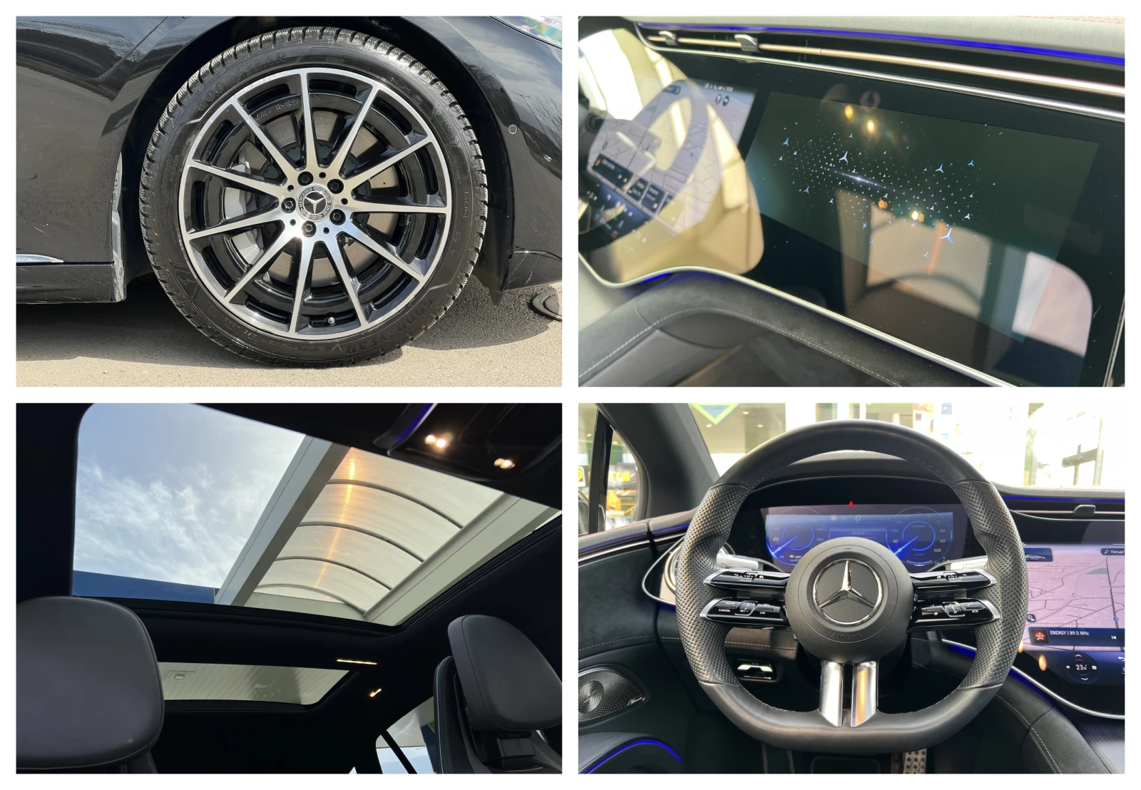 Mercedes-Benz EQS 450+ / AMG/ HYPERSCREEN/BURMESTER/ PANO/ CAMERA/ 2 | Mobile.bg   17