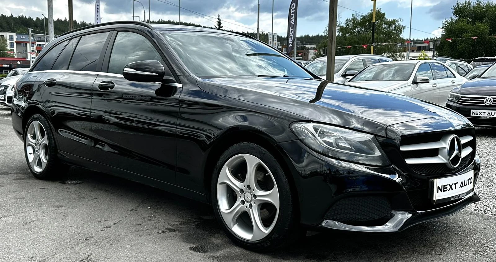 Mercedes-Benz C 220 D 136HP NAVI AUTOMAT КОЖА ПОДГРЕВ EURO6, снимка 3 - Автомобили и джипове - 54956744