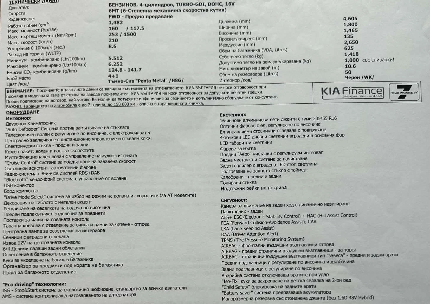 Kia Ceed SW 1.5 T-GDI Comfort, снимка 15 - Автомобили и джипове - 55897668