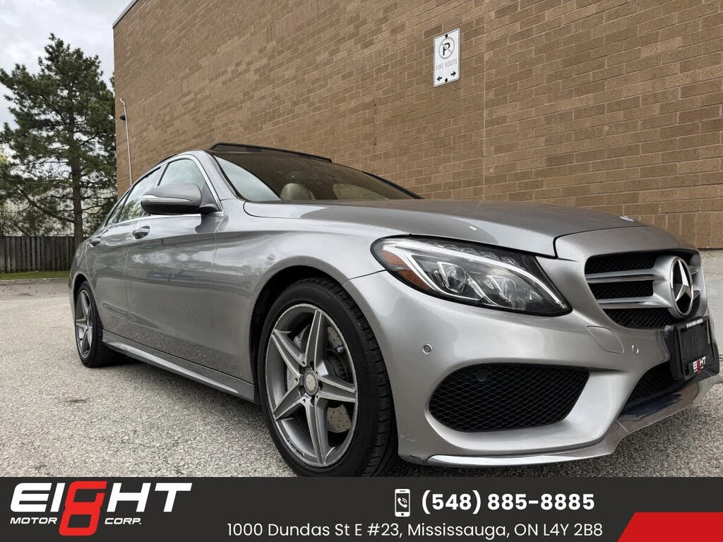 Mercedes-Benz C 400 AMG Package * Burmester * АвтоКредит (ЦЕНА ДО БГ), снимка 2 - Автомобили и джипове - 56186962