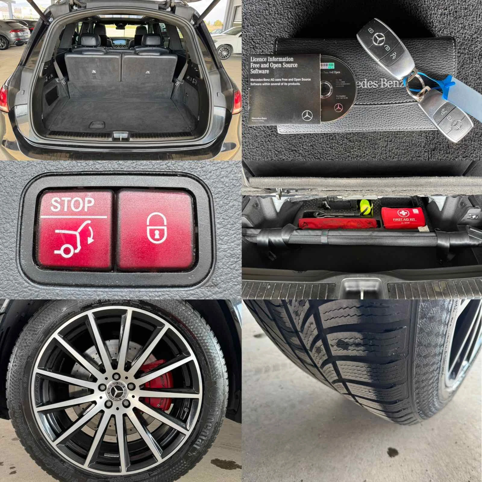 Mercedes-Benz GLS 400 d* 330ps* 4M* AMG Line* 3xTV* Night* Designo* FULL, снимка 17 - Автомобили и джипове - 53733687