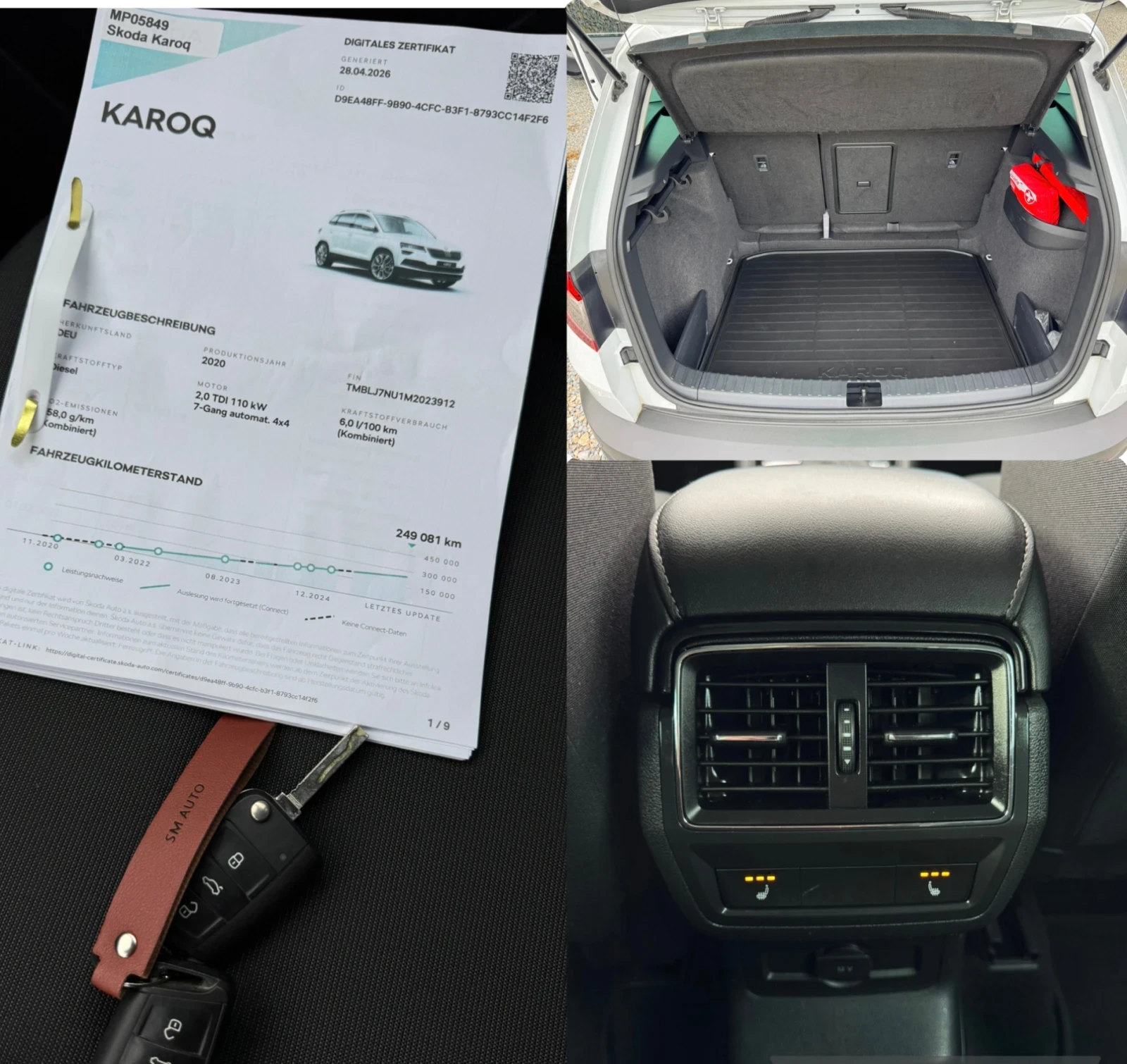 Skoda Karoq 2.0 150 4x4 Digital , снимка 17 - Автомобили и джипове - 54948207
